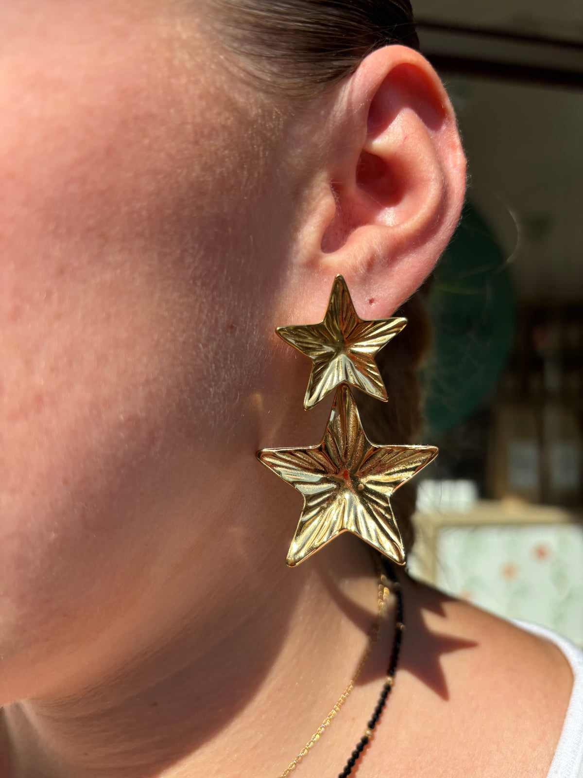 Boucles d’oreilles étoile