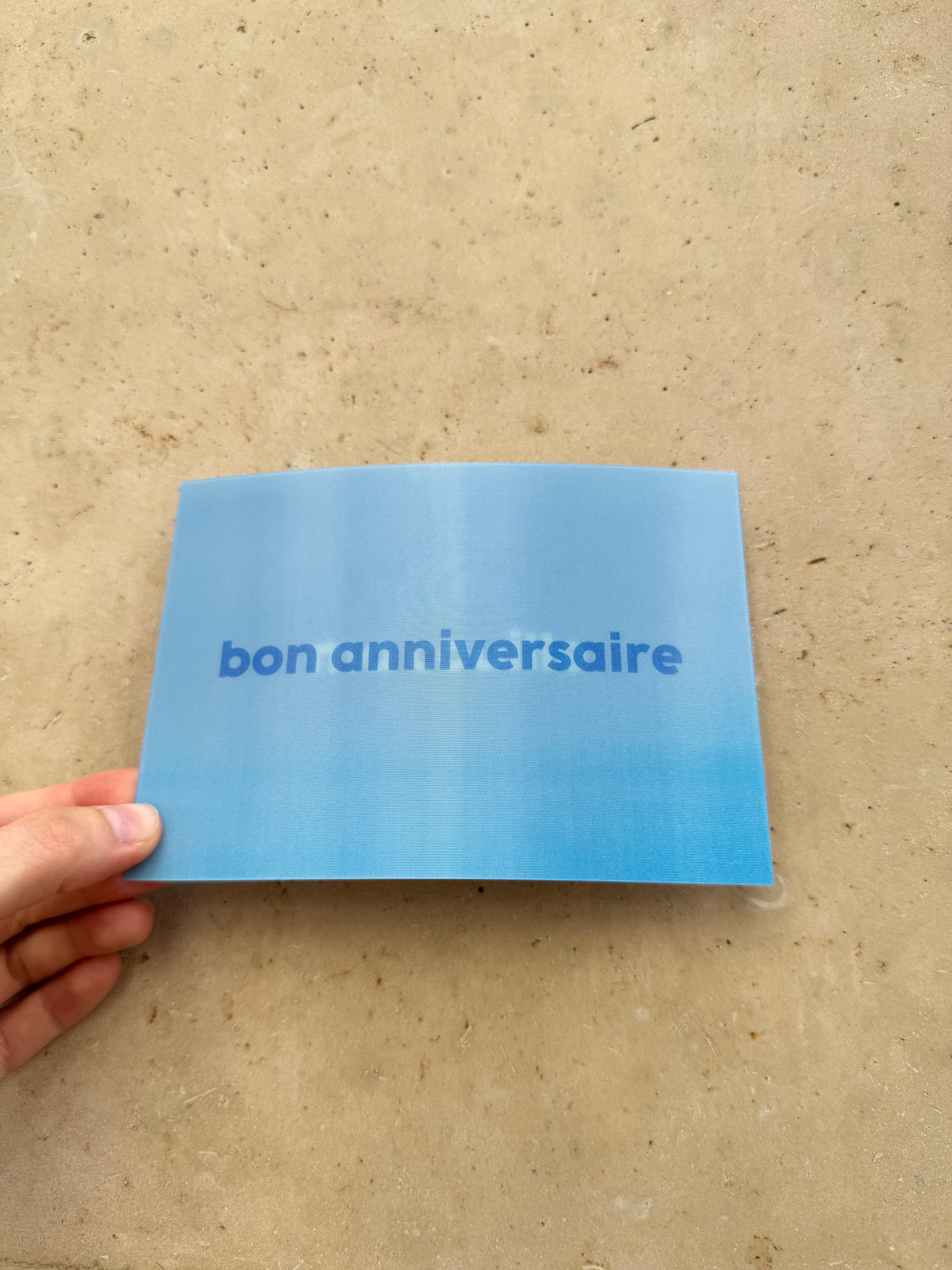 Carte anniversaire ma couille