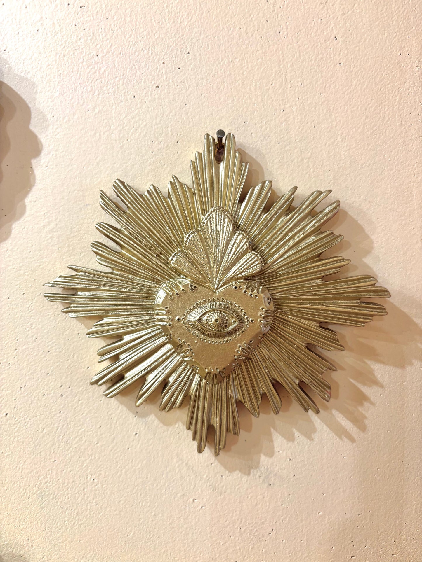 Ex voto doré coeur