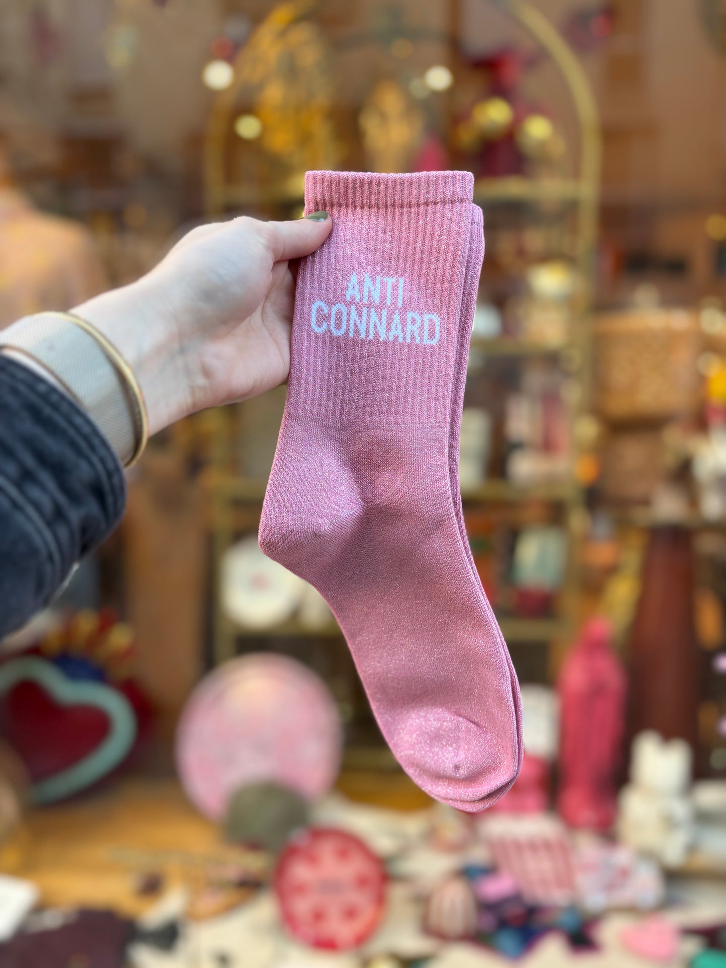 Chaussettes à paillettes - Anti connard
