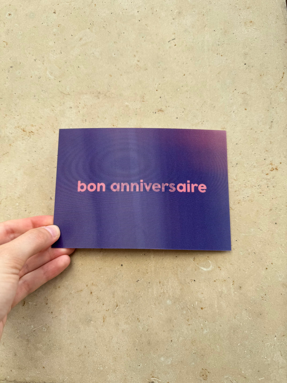Carte anniversaire connasse