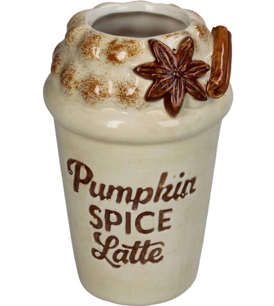 Vase Pumpkin spice latte