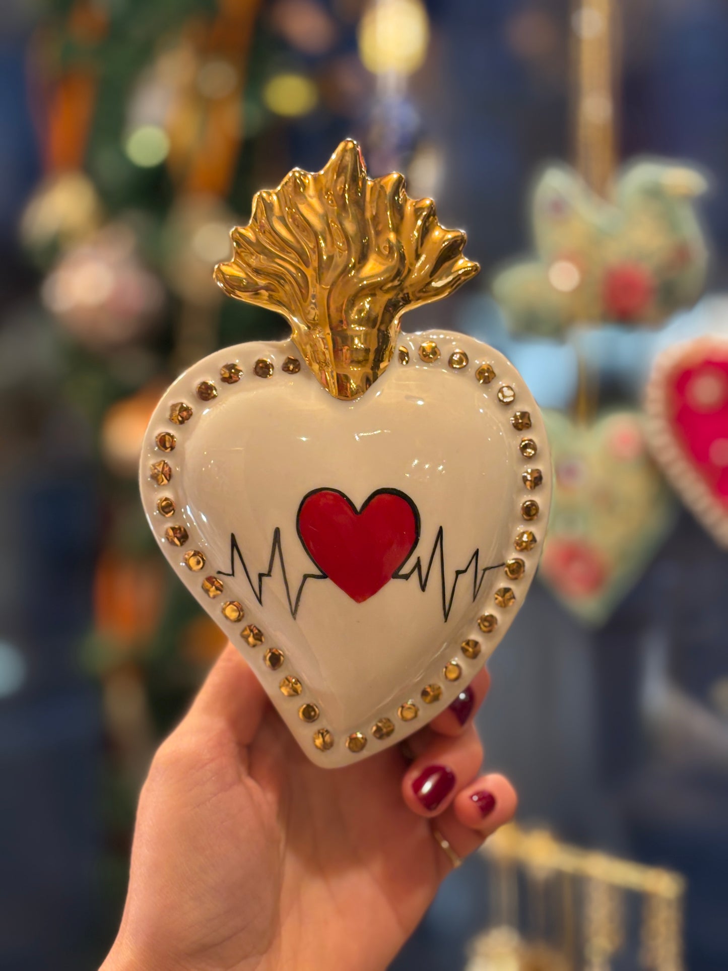 Cœur en porcelaine