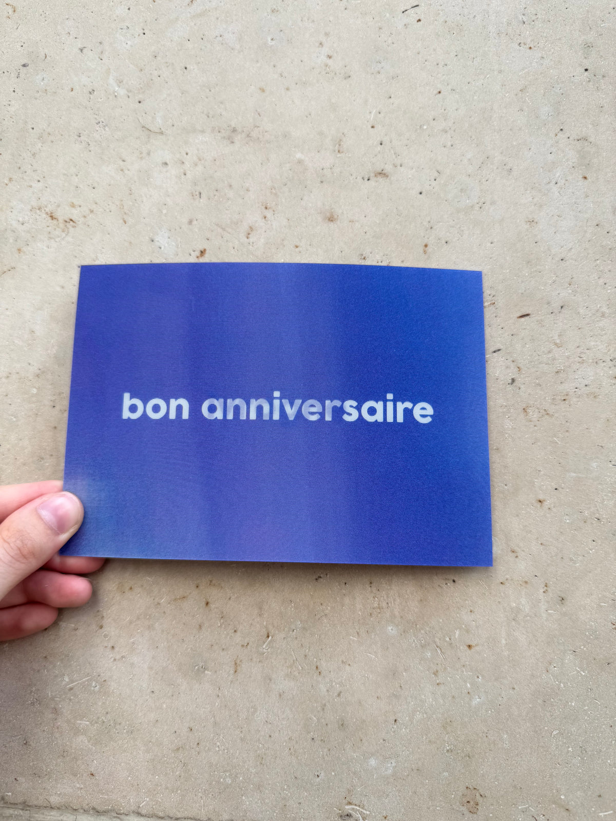 Carte anniversaire ivrogne