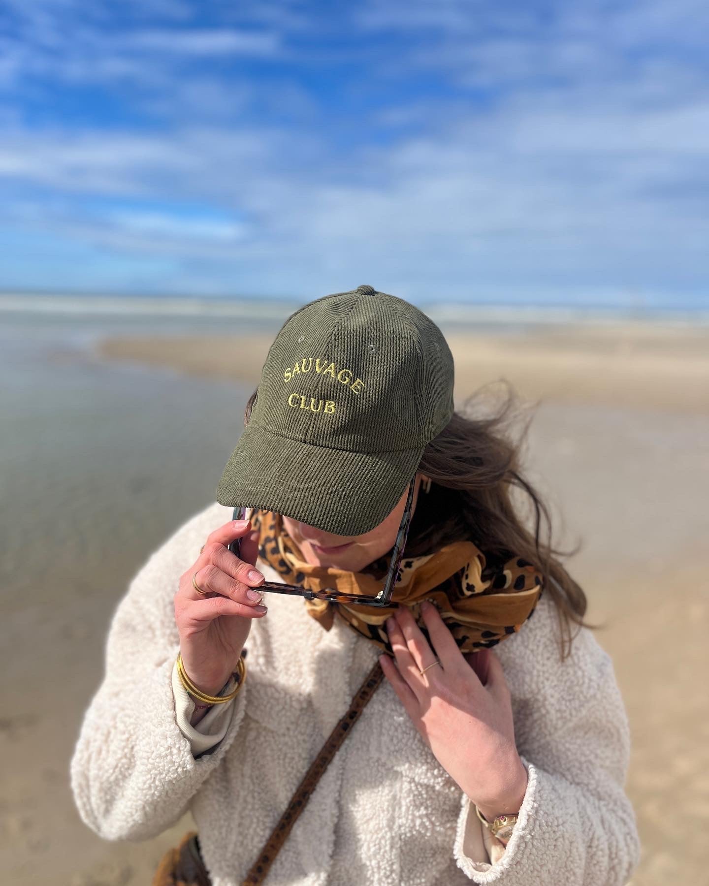 Casquette sauvage club velour