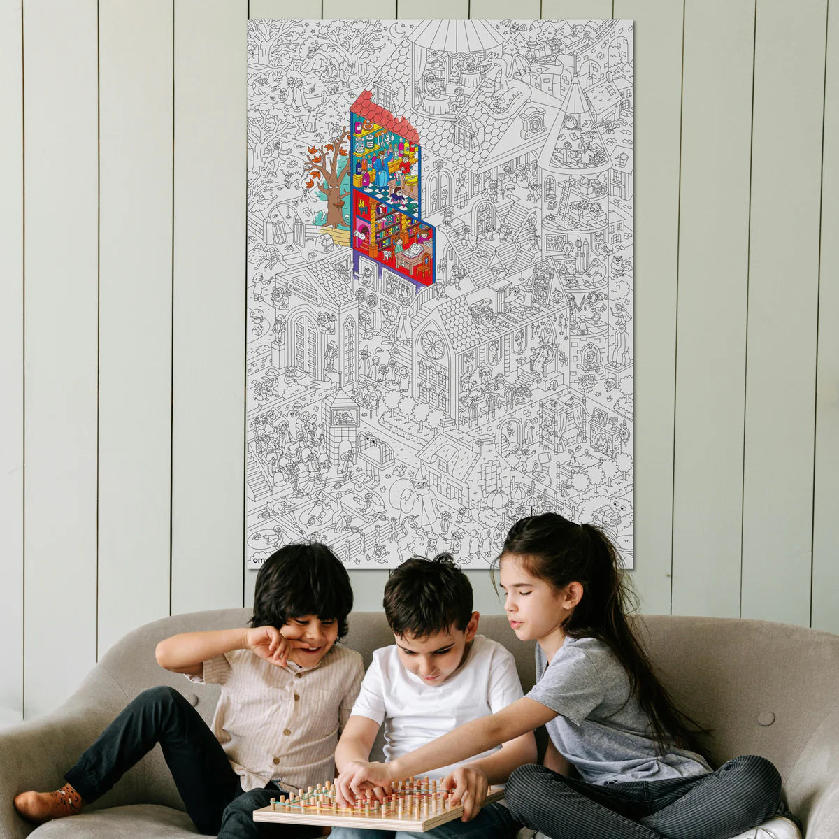 Poster coloriage Magic collège