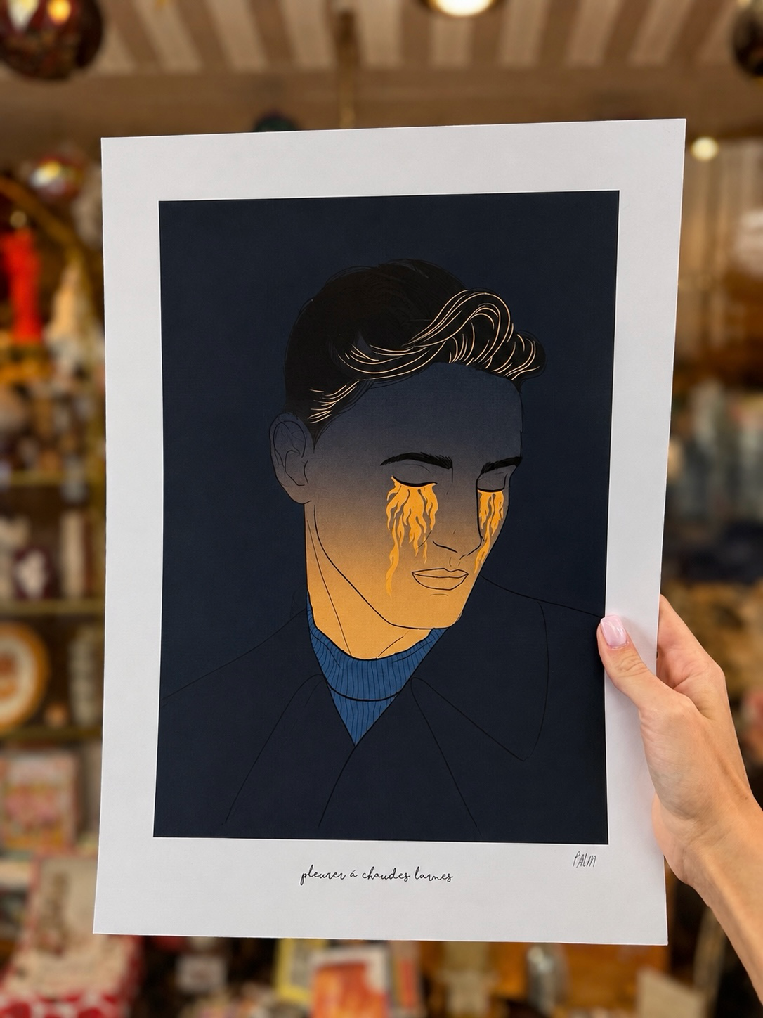 Affiche - pleurer à chaudes larmes