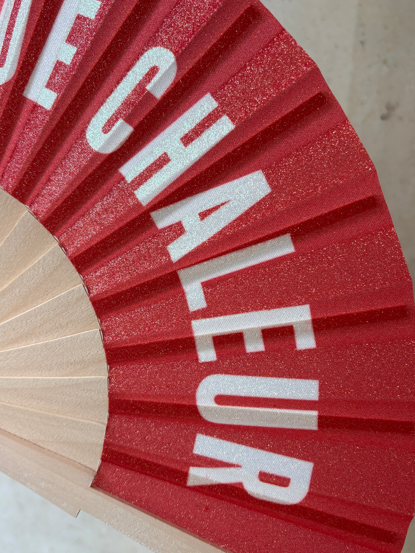 Éventail « PUTAIN DE CHALEUR »