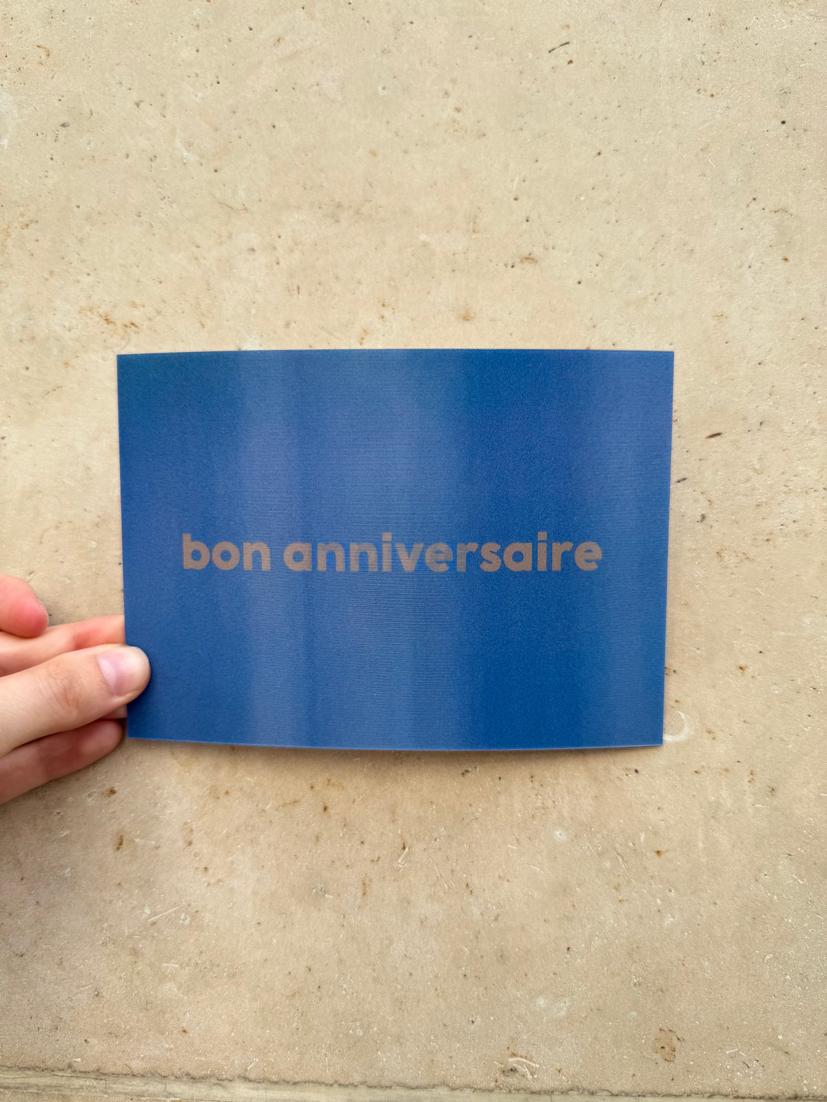 Carte anniversaire morue