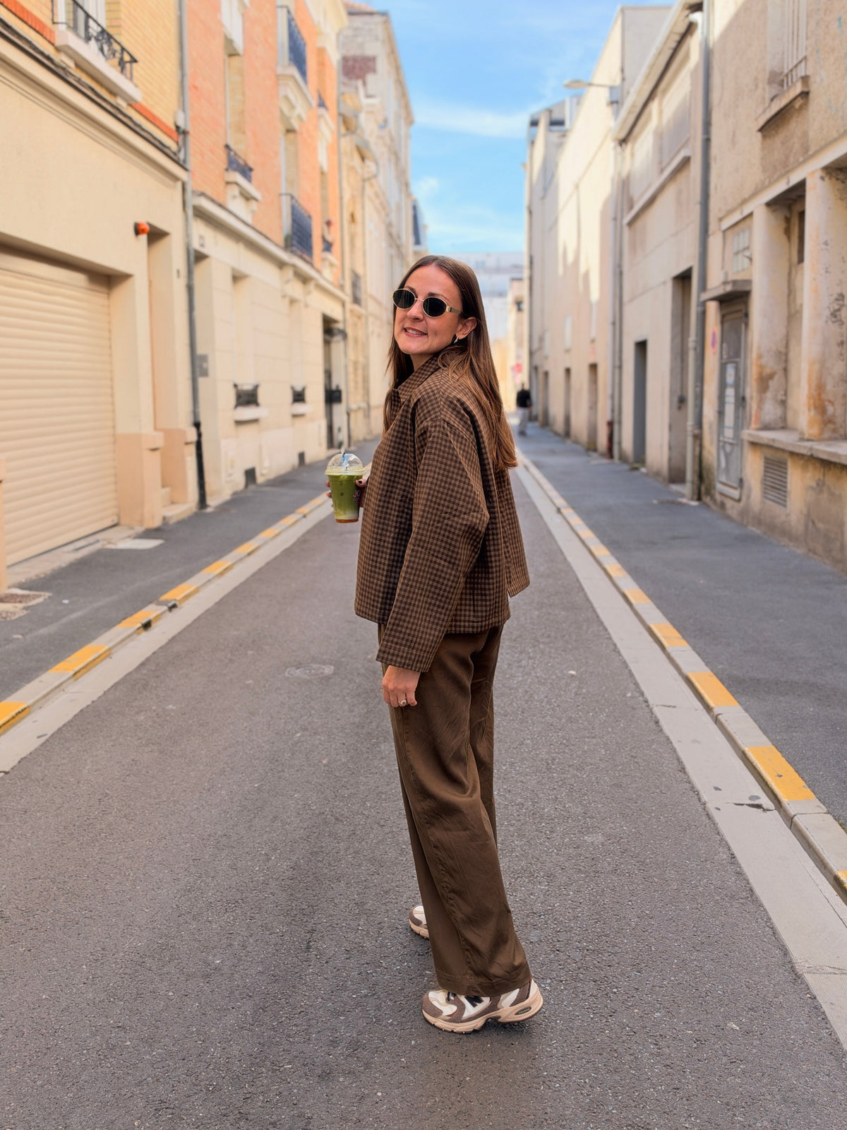 Veste à carreaux