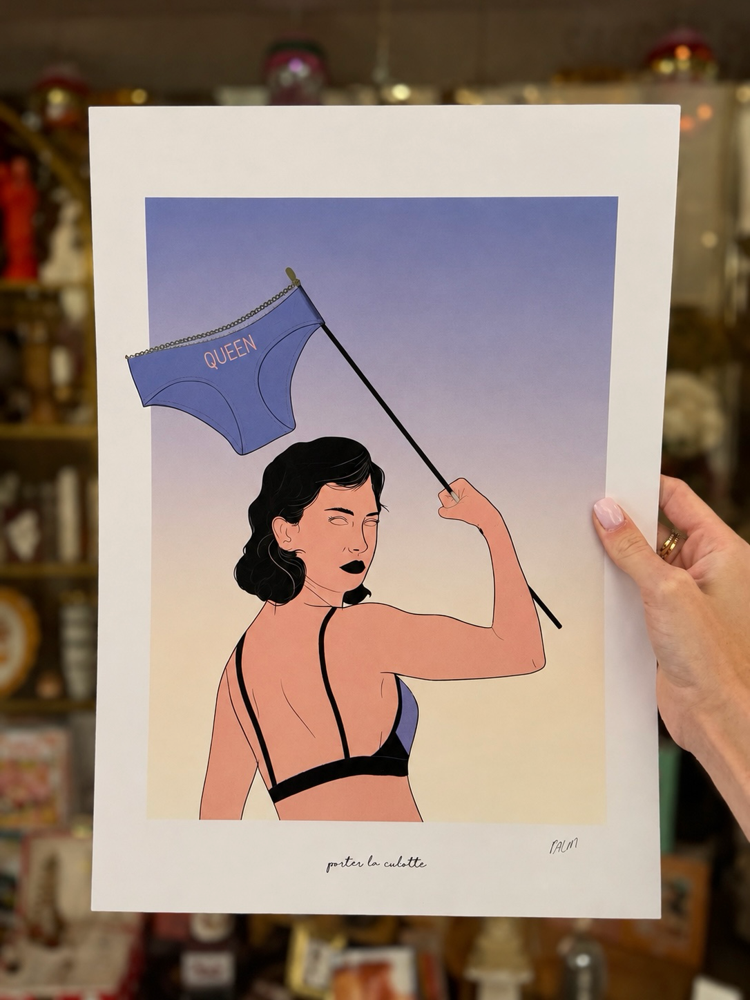Affiche - porter la culotte
