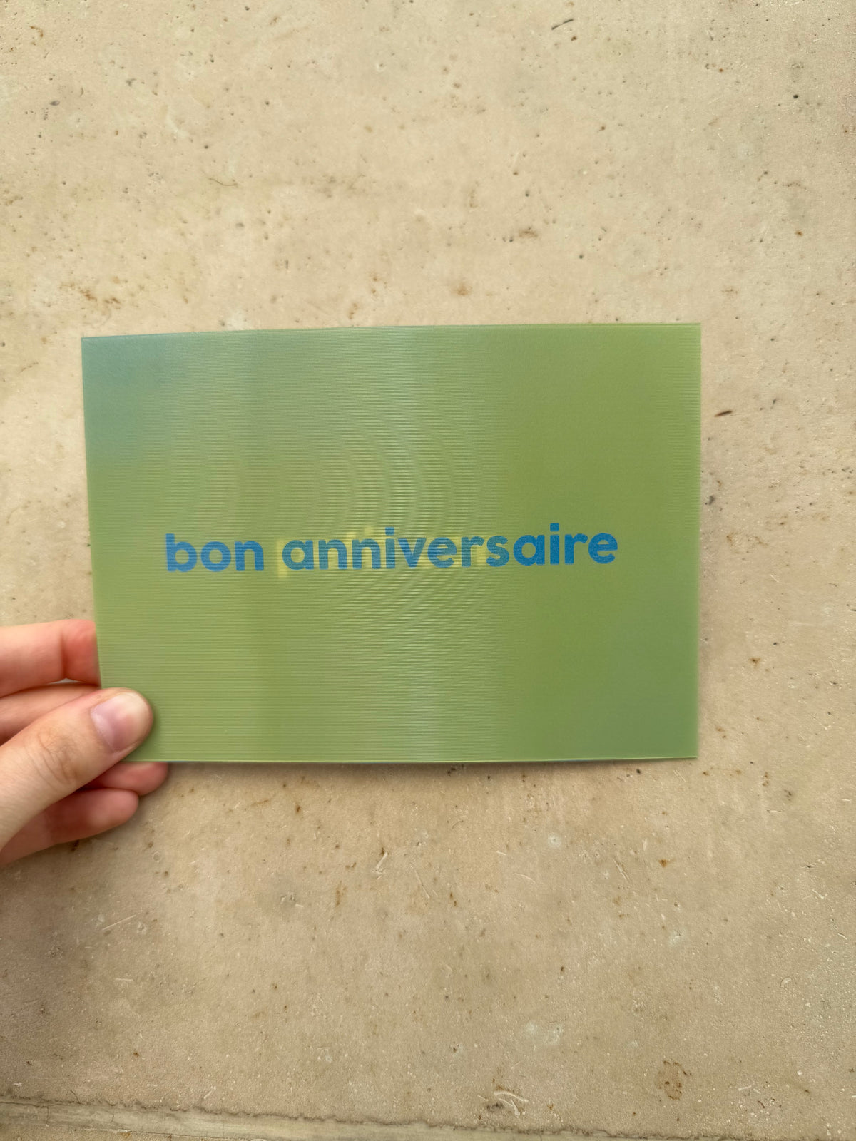 Carte anniversaire petit con