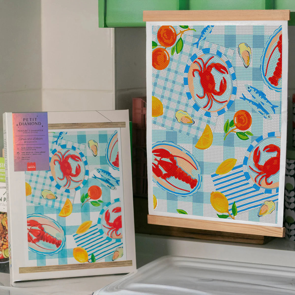 Peinture au numéro Citrus and lobster