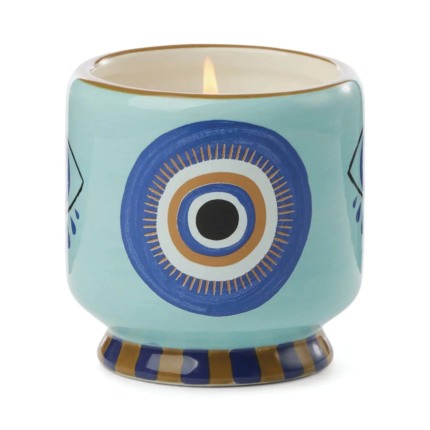 Bougie oeil encens et fumée