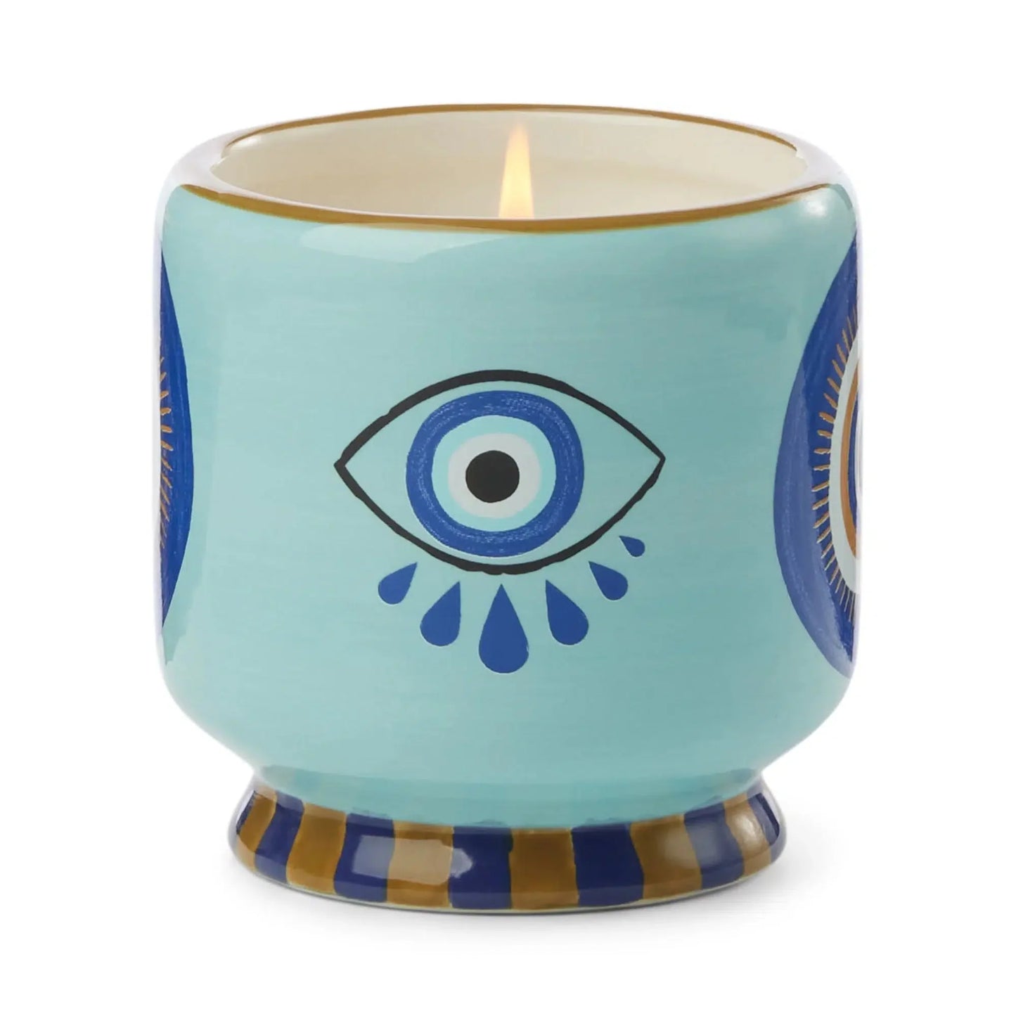 Bougie oeil encens et fumée