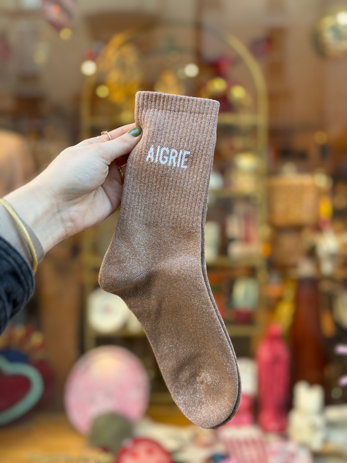 Chaussettes à paillettes - Aigrie