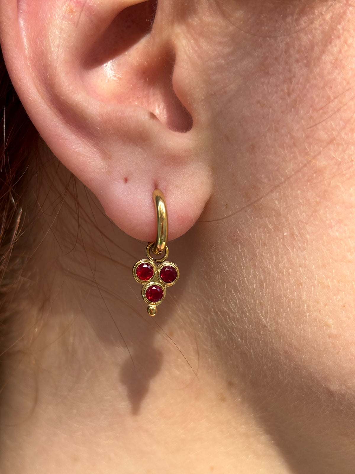 Boucles d’oreilles grappe