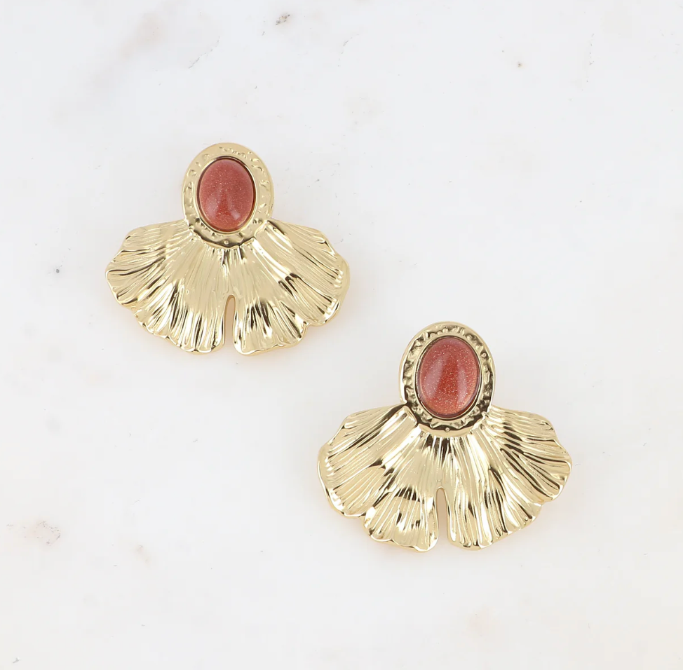 Boucles d'oreilles Ginko