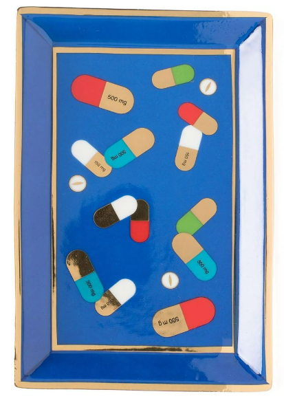 Vide poche Pillule / Pill porcelain tray