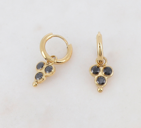 Boucles d'oreille trio