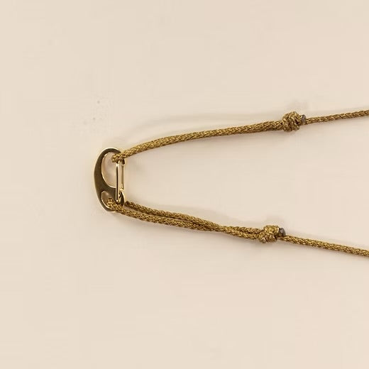 Collier Palombaggia Croix vieux rose