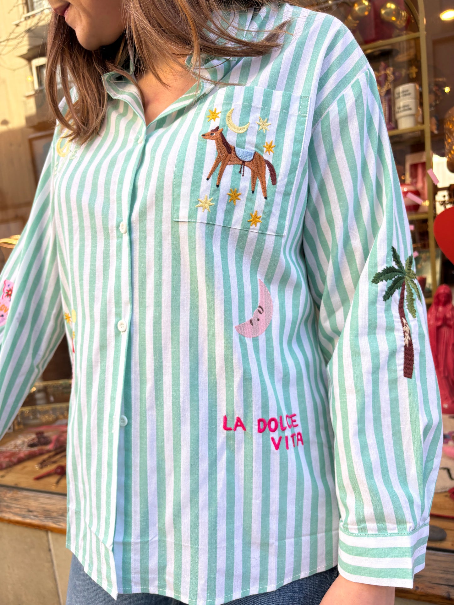 Chemise Peace Rayée