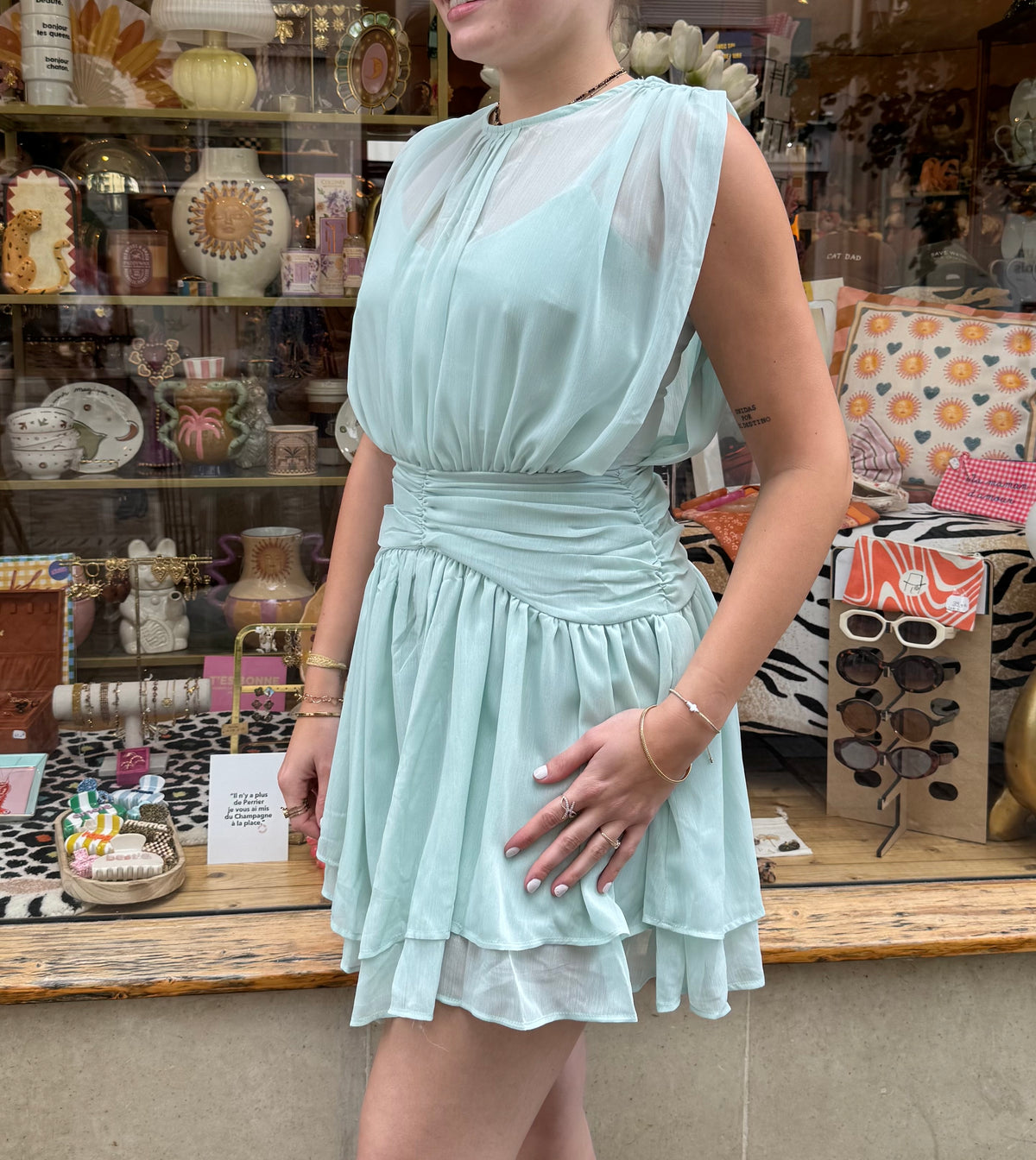 Robe vert d’eau