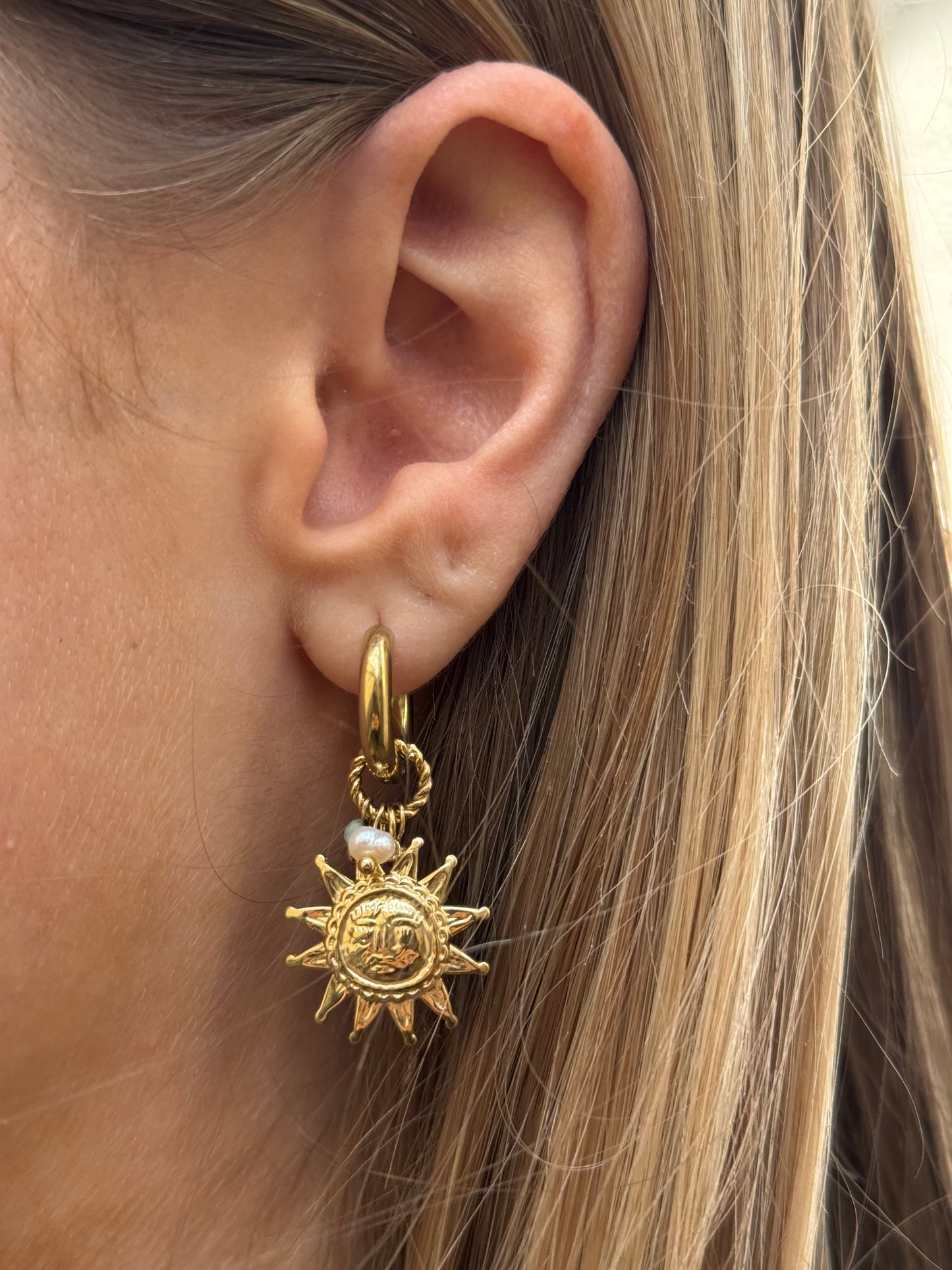 Boucles d’oreilles Sun