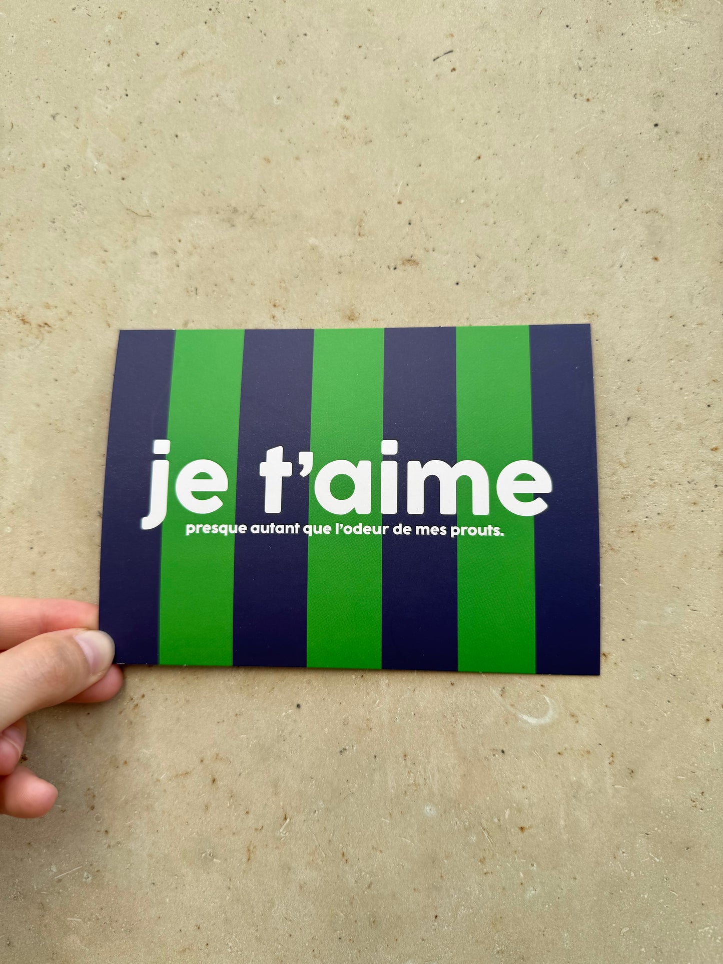 Carte Je t’aime