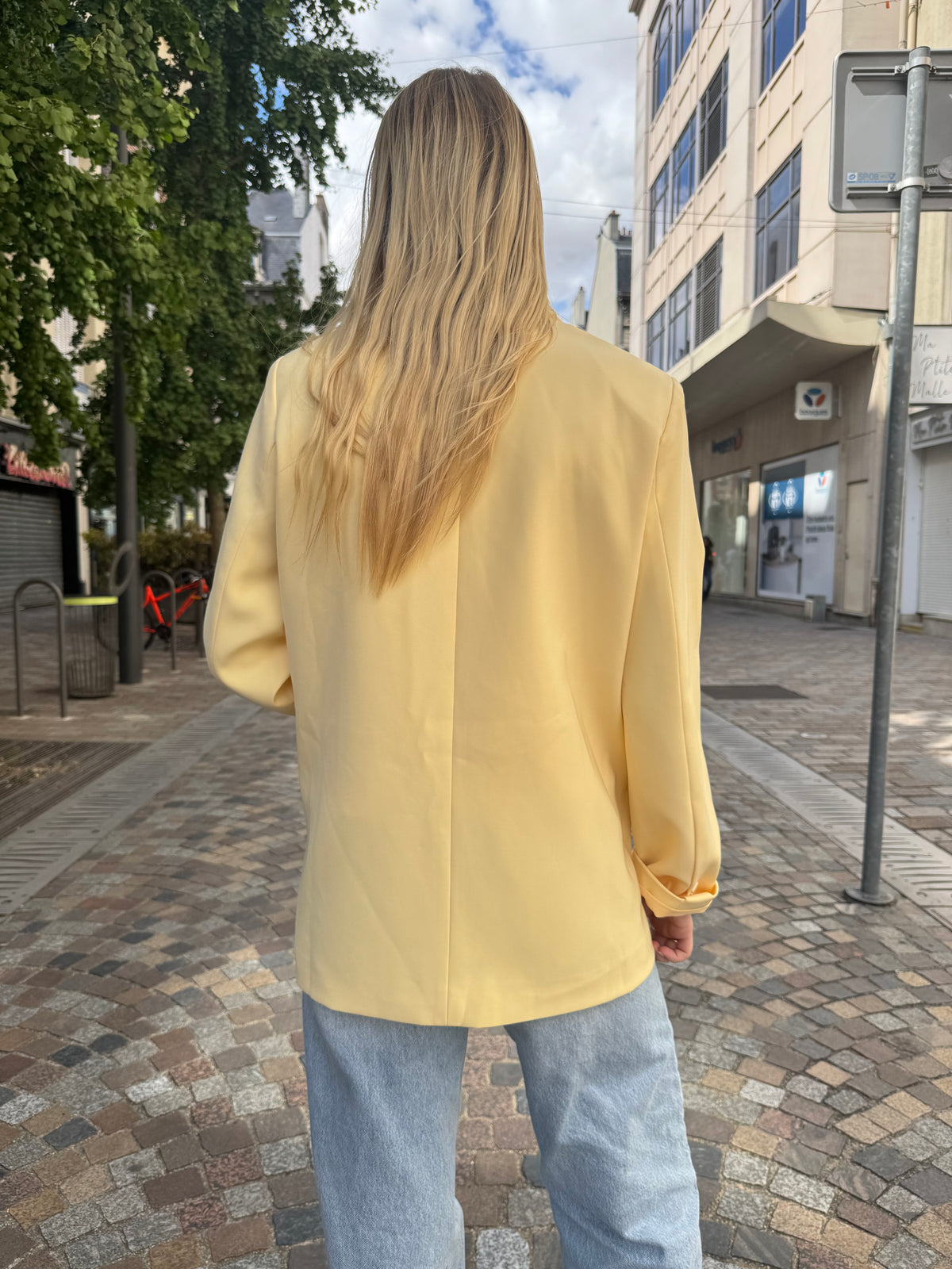 Blazer veste jaune