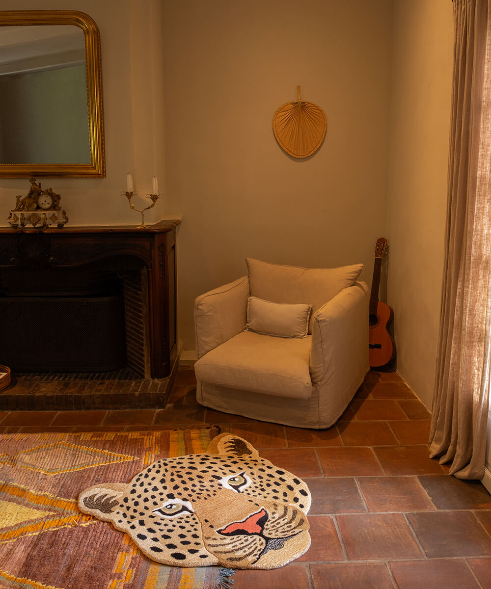 Tapis Tête de Léopard