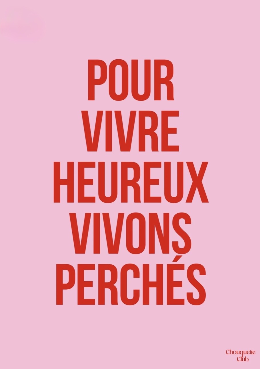 Affiche - Vivre heureux