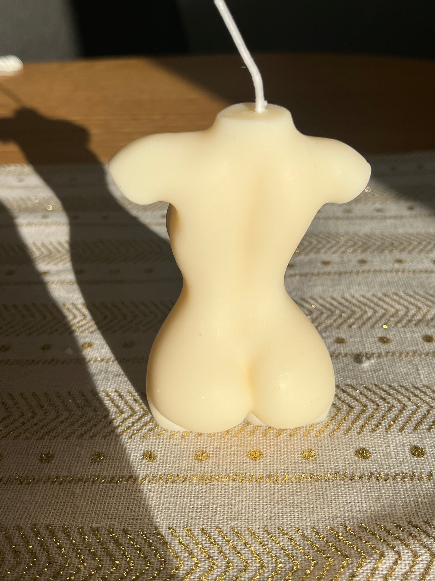 Bougie artisanale corps femme