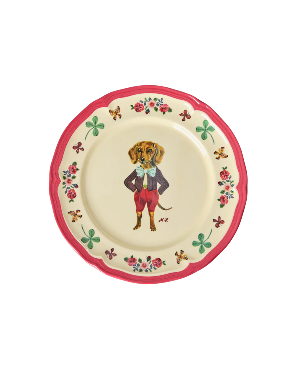 Assiette teckel RICE