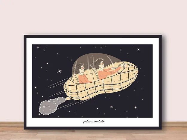 Affiche "Partir en cacahuète "