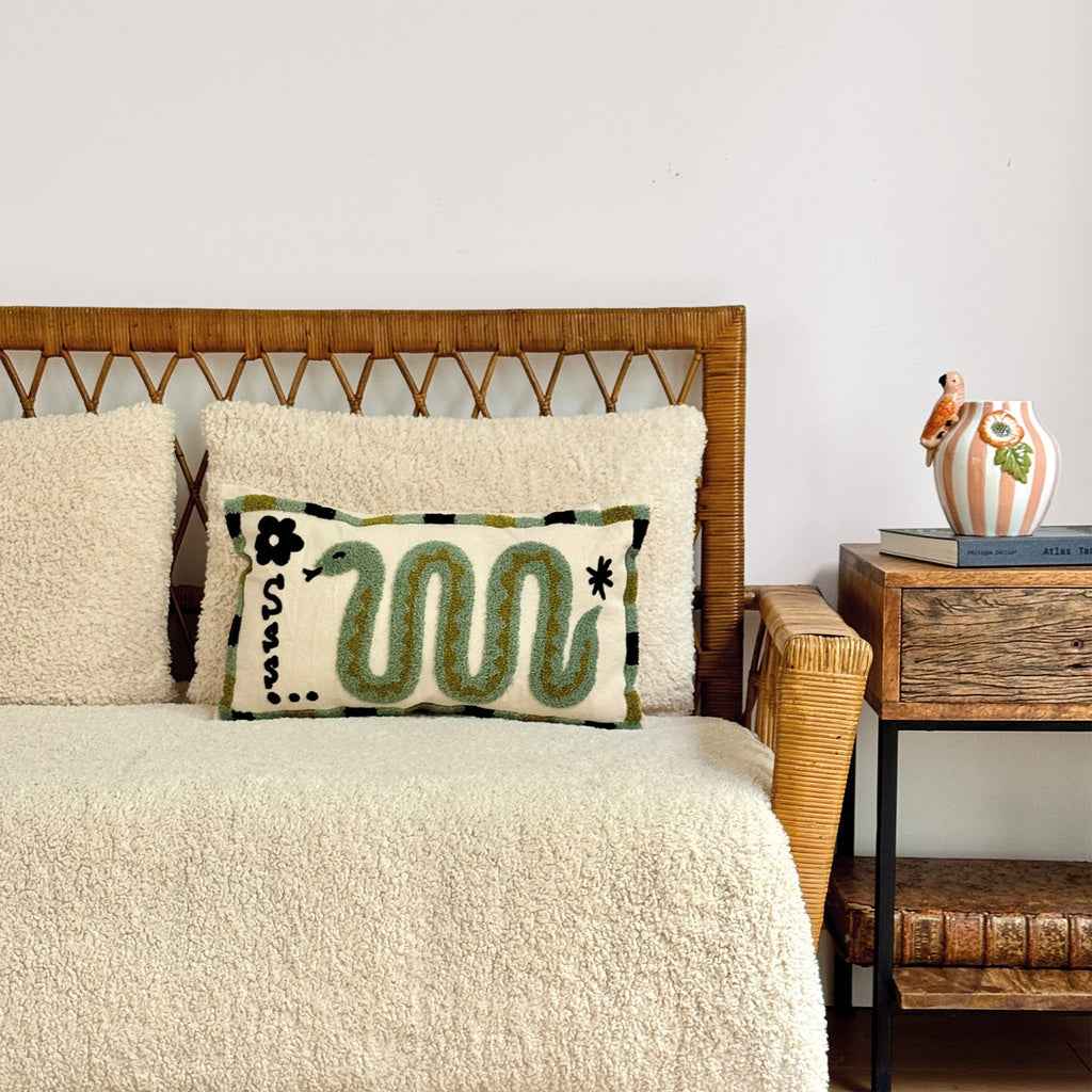 Coussin Serpent mystique