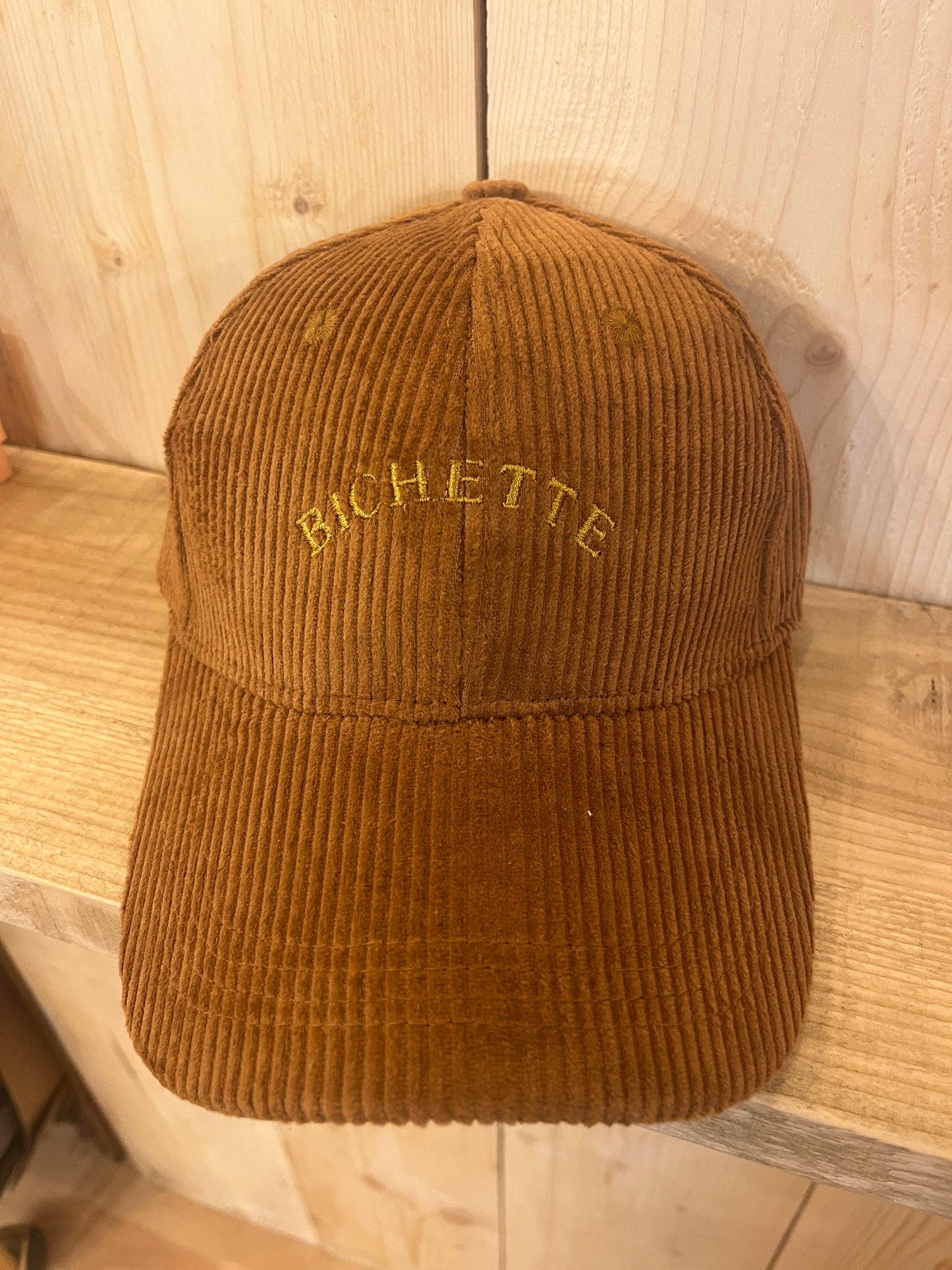 Casquette camel Bichette