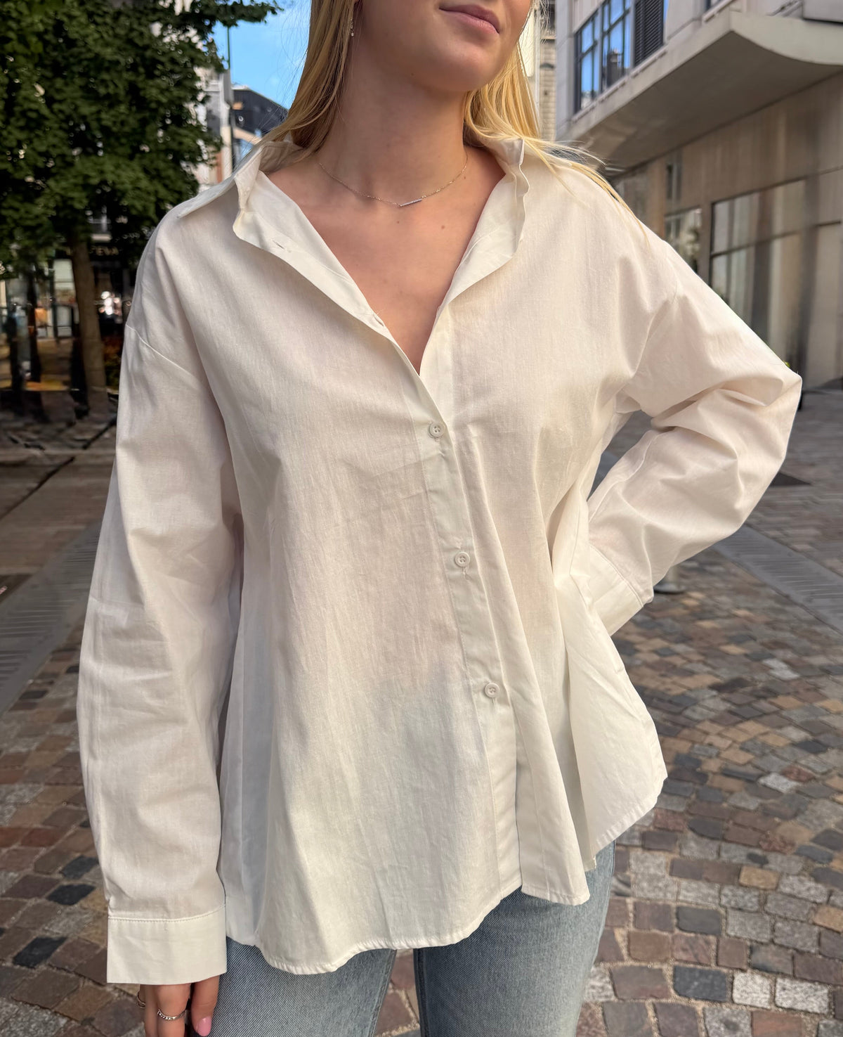 Chemise dos ouvert