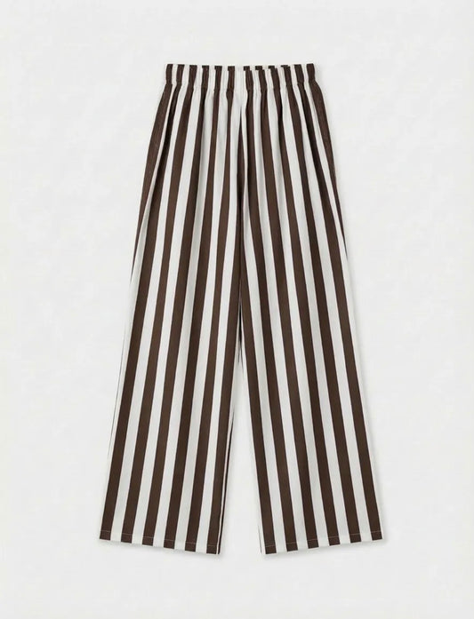 Pantalon léger rayé
