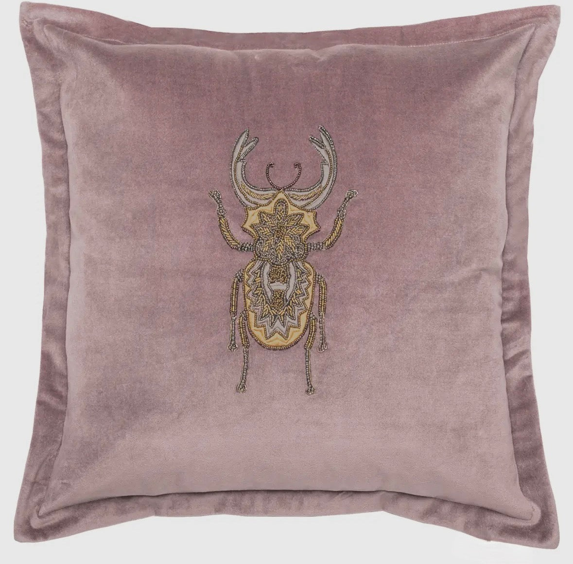Housse de coussin brodé Sacrabée