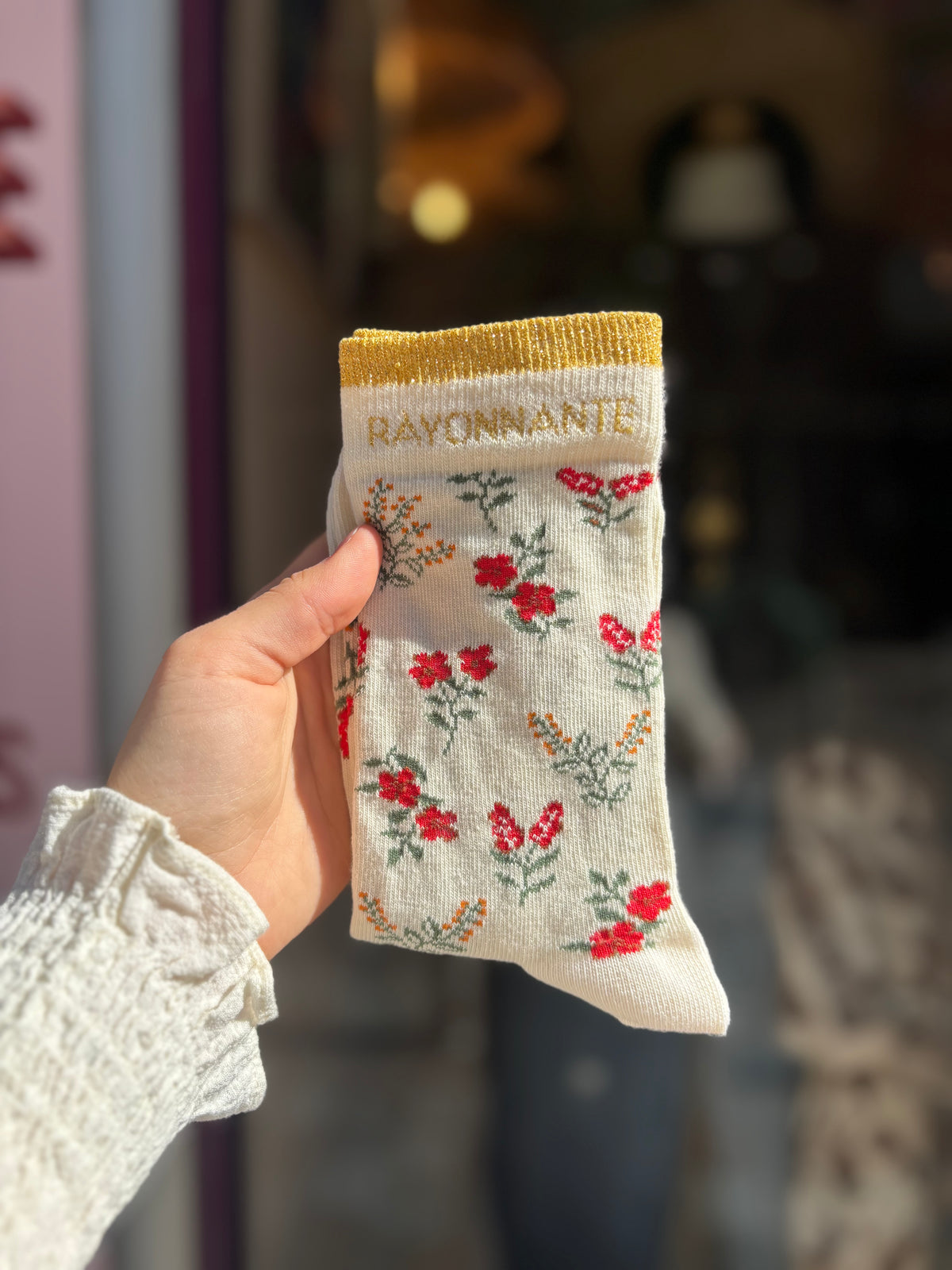 Chaussettes à message