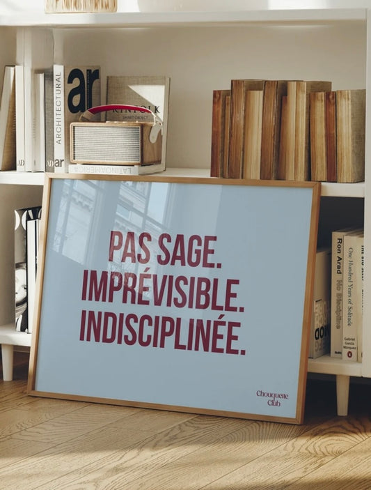 Affiche - Pas sage