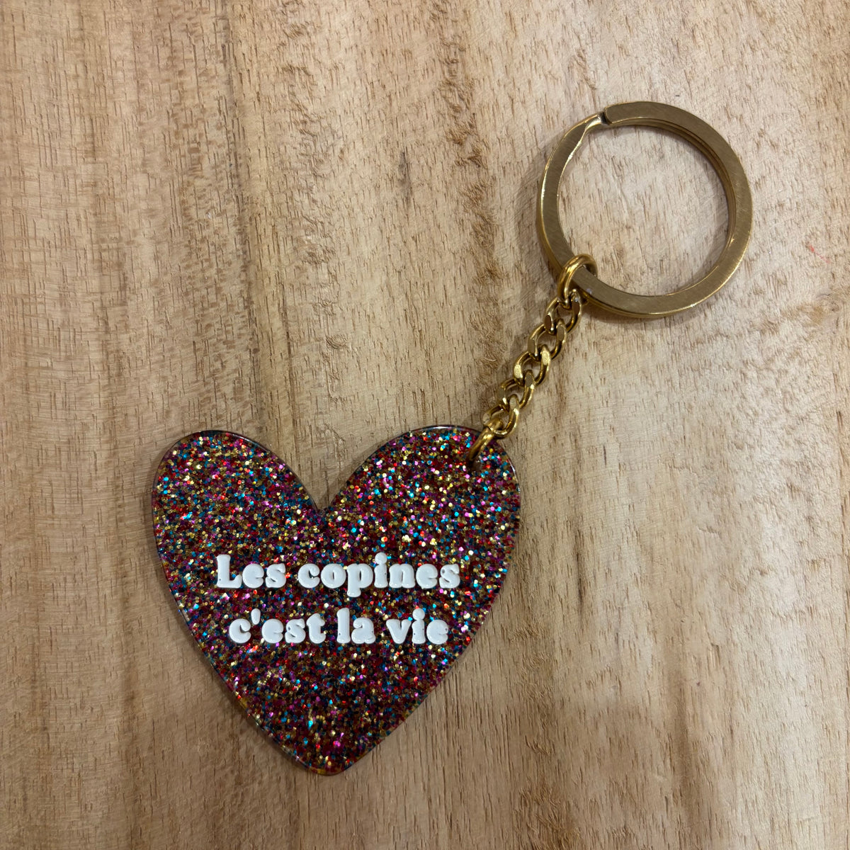 Porte clé cœur
