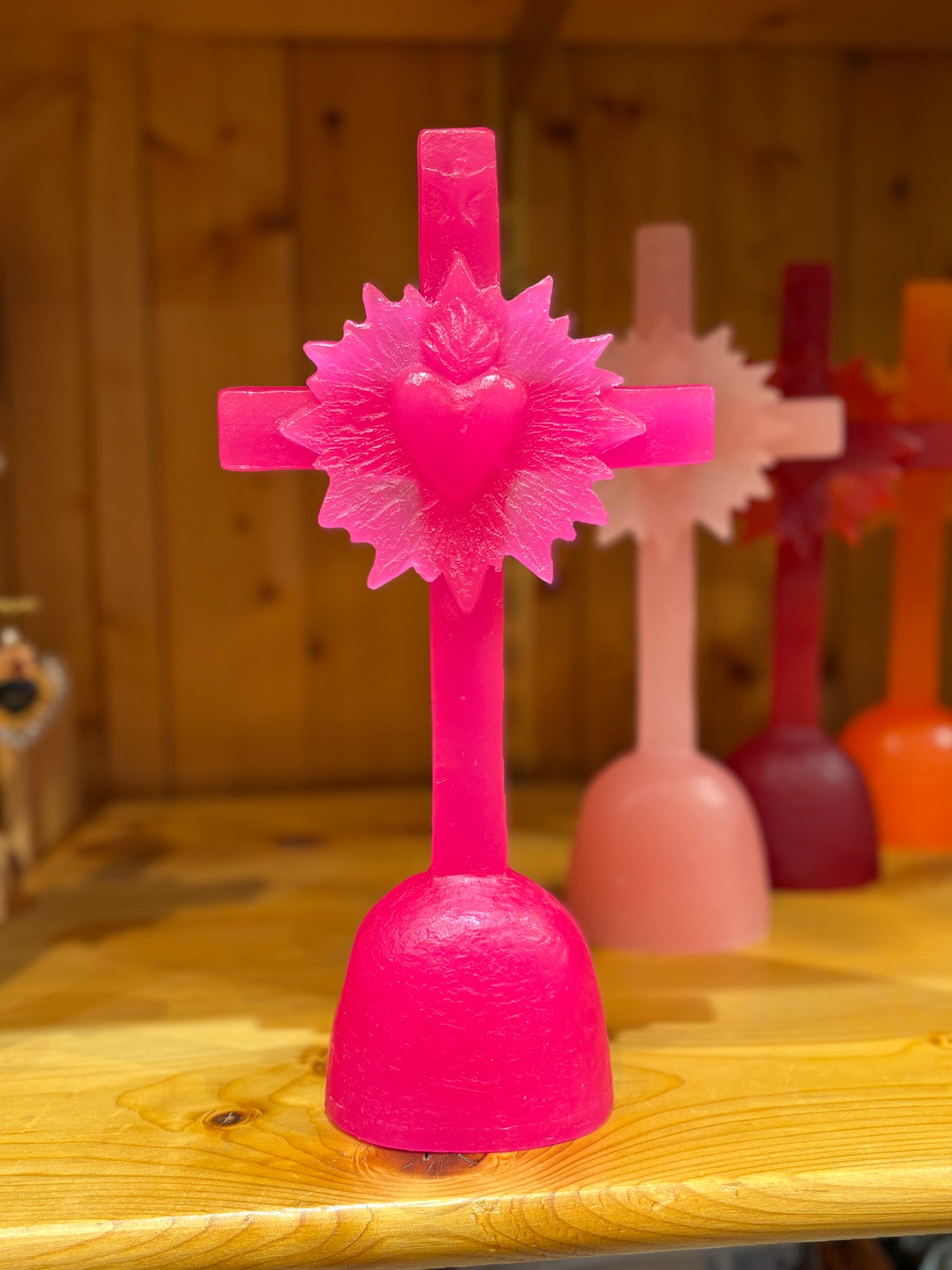 Croix coeur de lumière