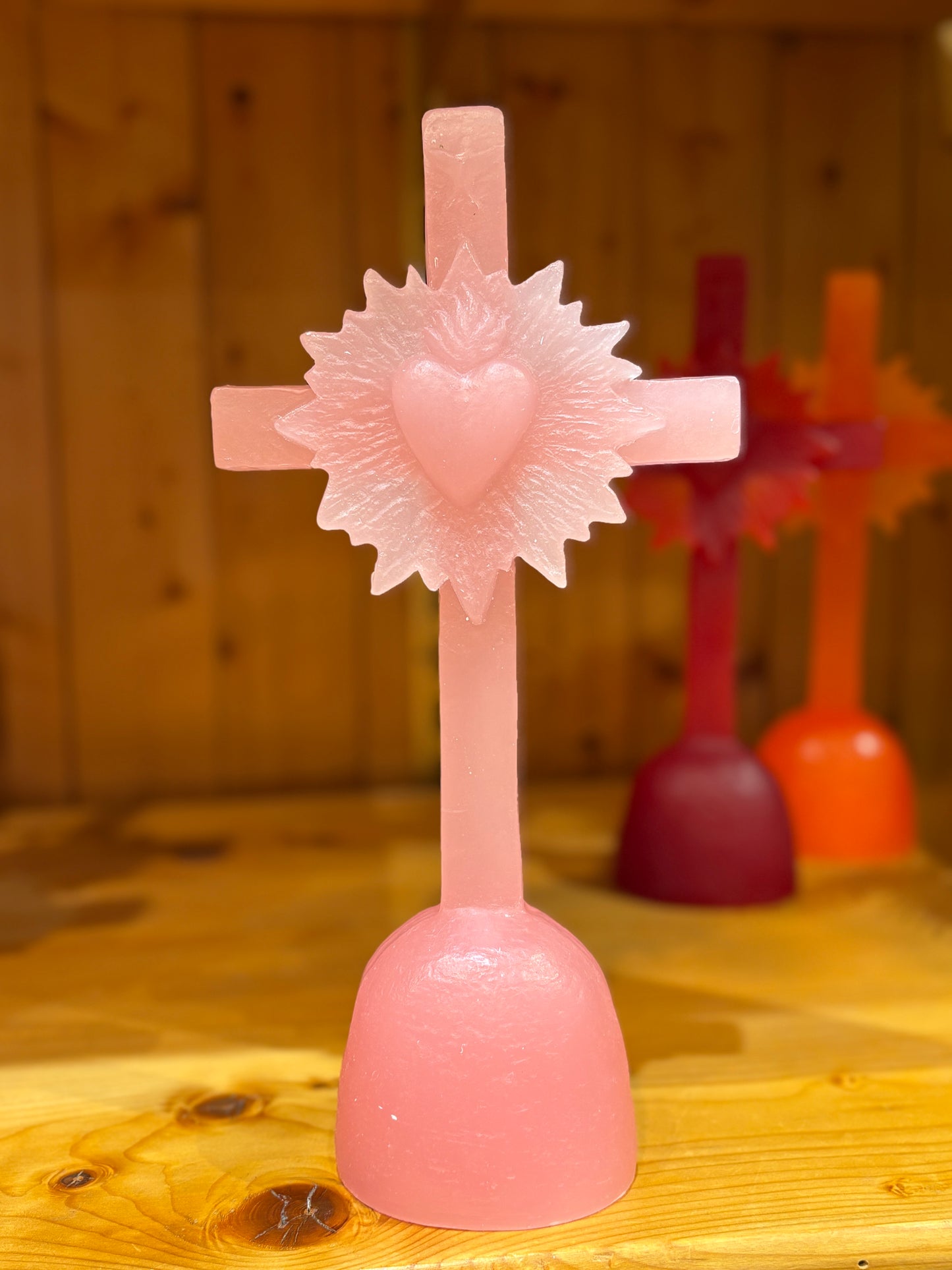 Croix coeur de lumière