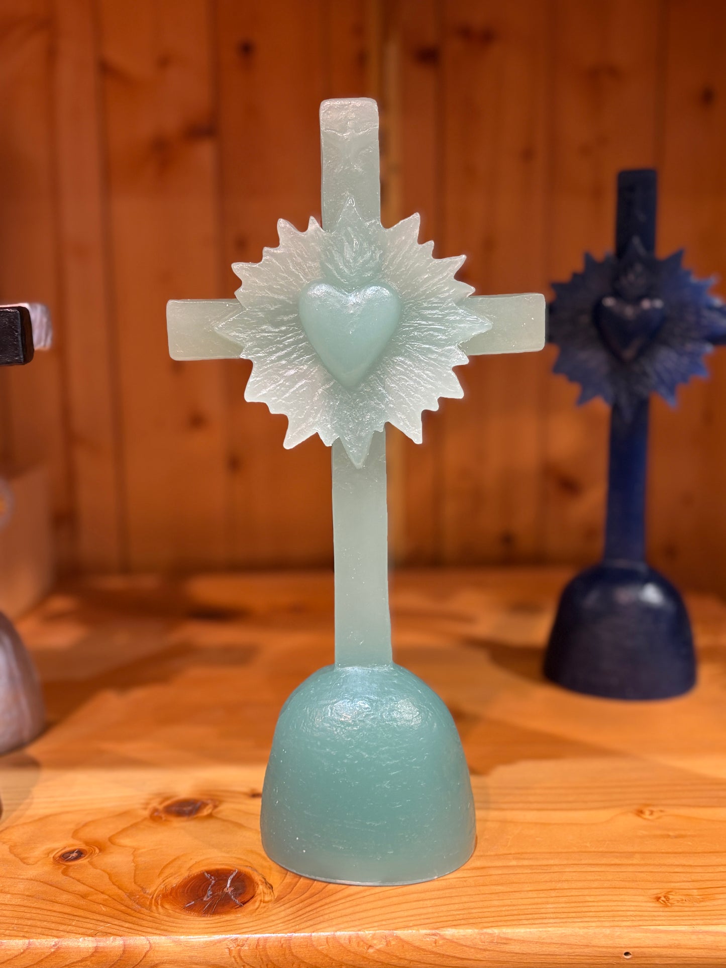 Croix coeur de lumière
