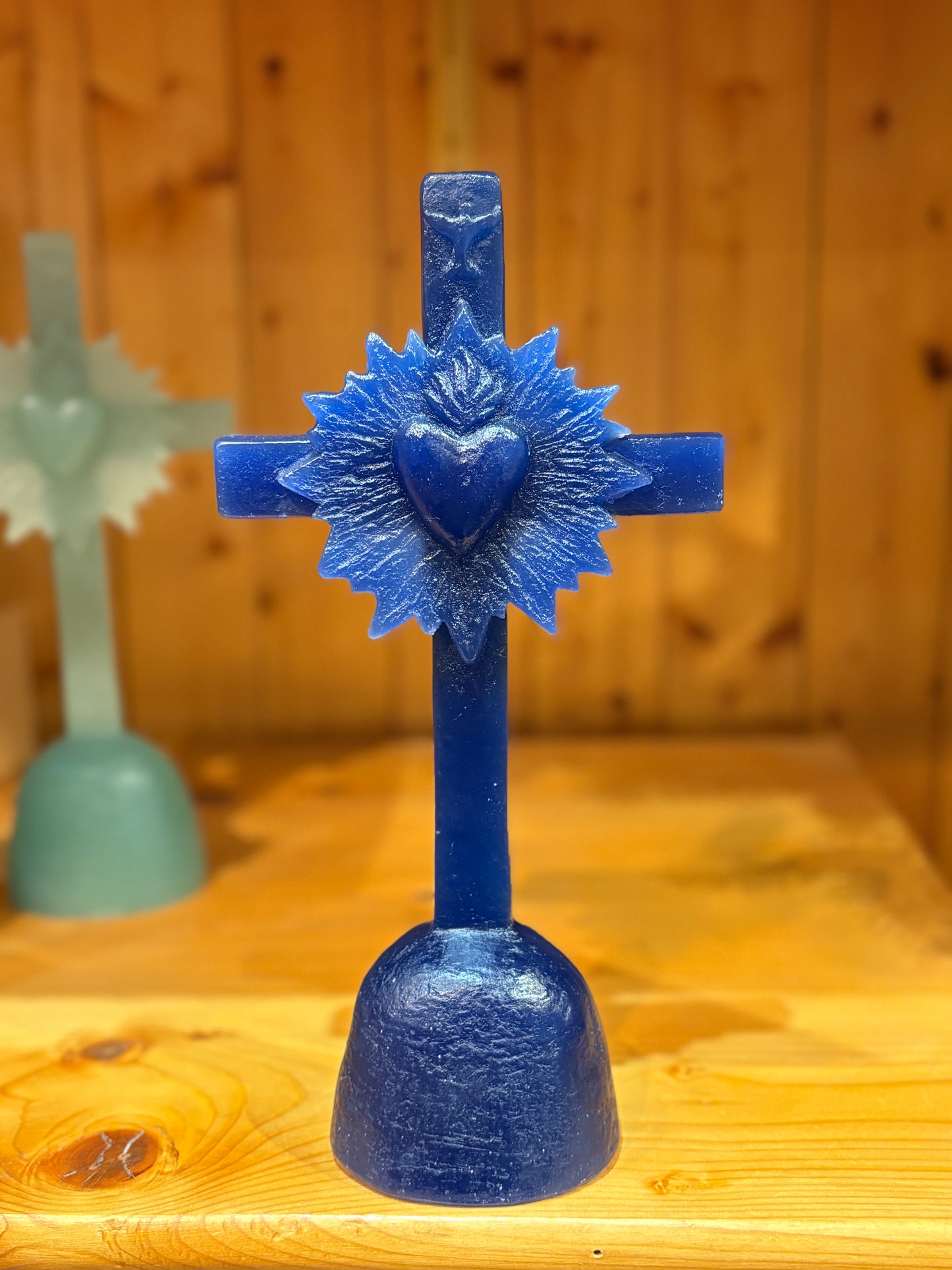 Croix coeur de lumière