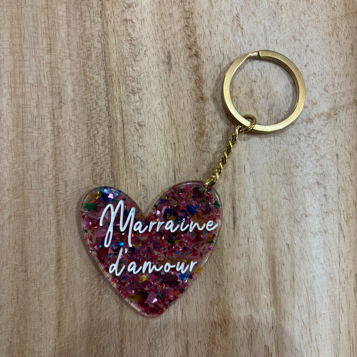 Porte clé cœur