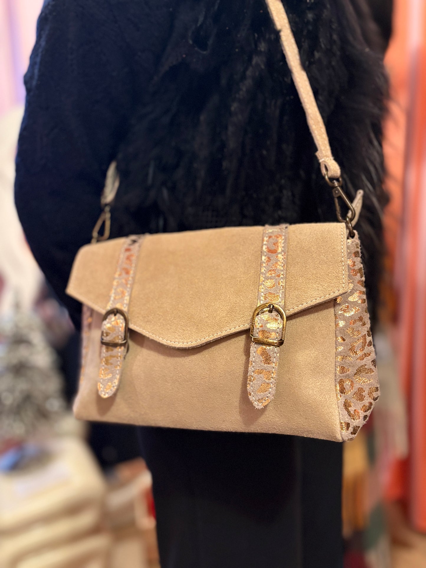 Sac en Daim Léopard