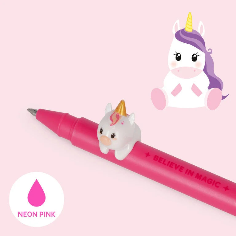 Stylo gel licorne